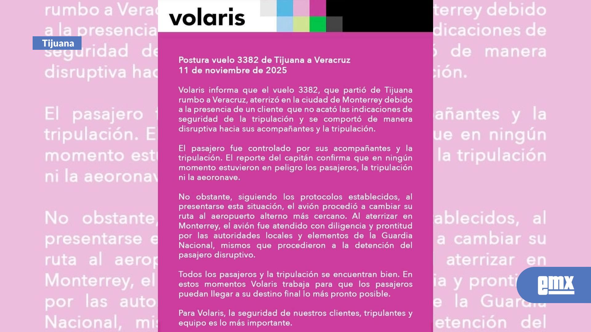 EMX-Vuelo-3382-de-Volaris-aterriza-de-emergencia-en-Monterrey-tras-amenazas-de-un-pasajero