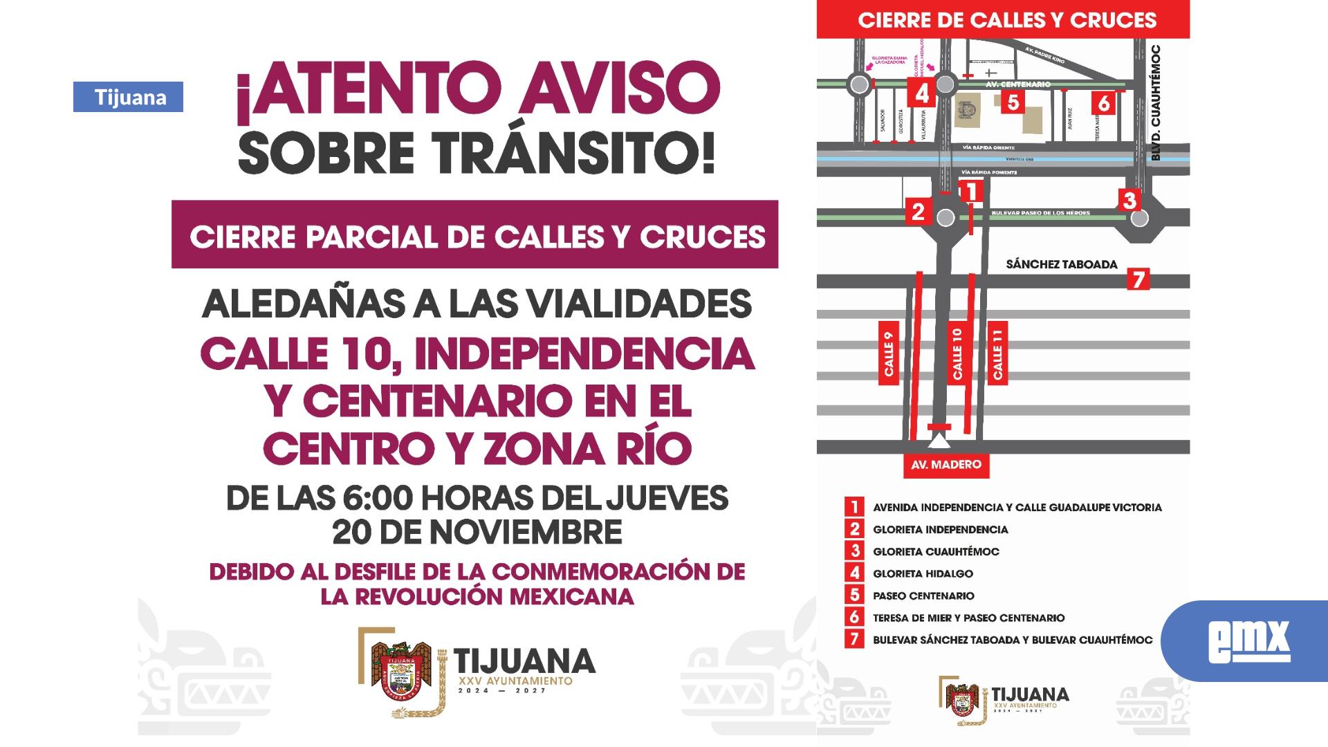 EMX-Informa-Gobierno-Municipal-de-Tijuana-cierre-de-vialidades-por-Desfile-del-20-de-Noviembre