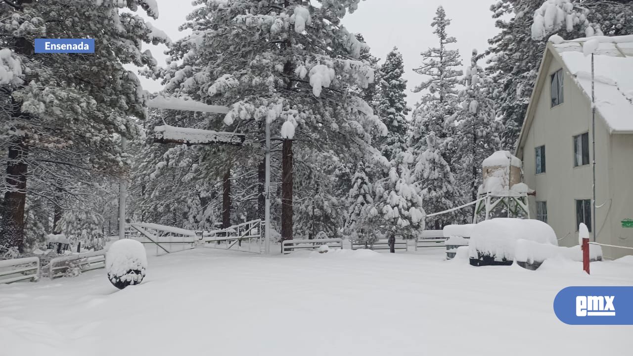 EMX-Por nevada, cerrado temporalmente el Parque Nacional San Pedro Mártir