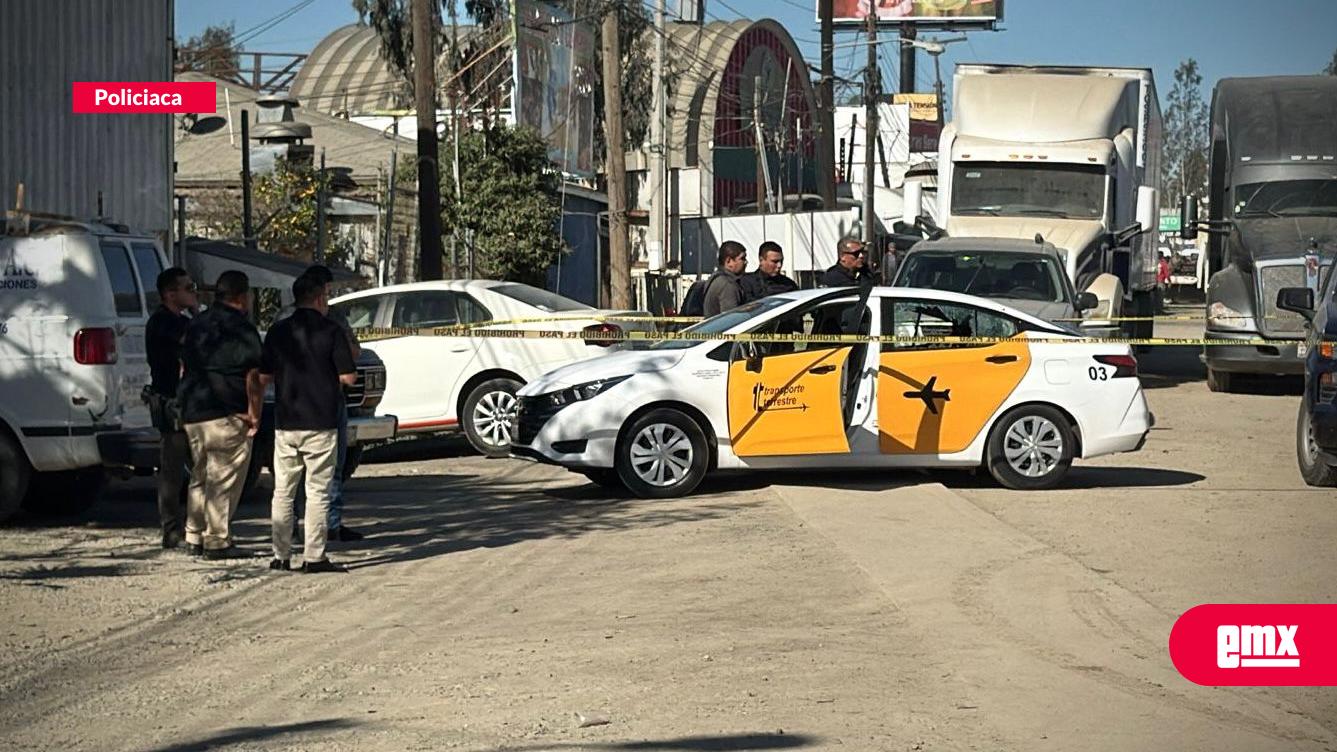 EMX-#ÚltimaHora | Atacan a balazos taxi del Aeropuerto Internacional de Tijuana 