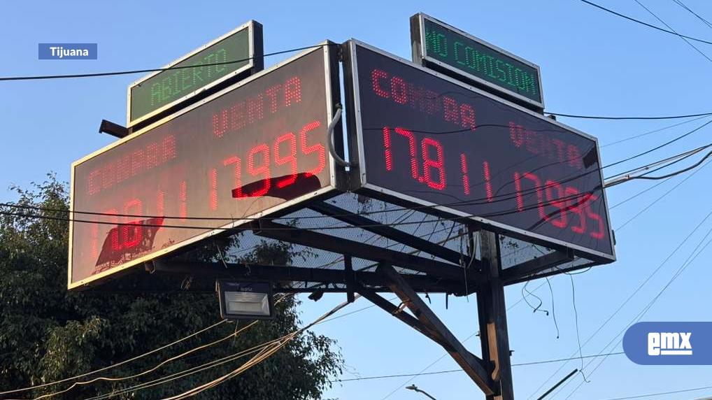 EMX-Tipo de cambio en la Zona Centro de la ciudad de Tijuana
