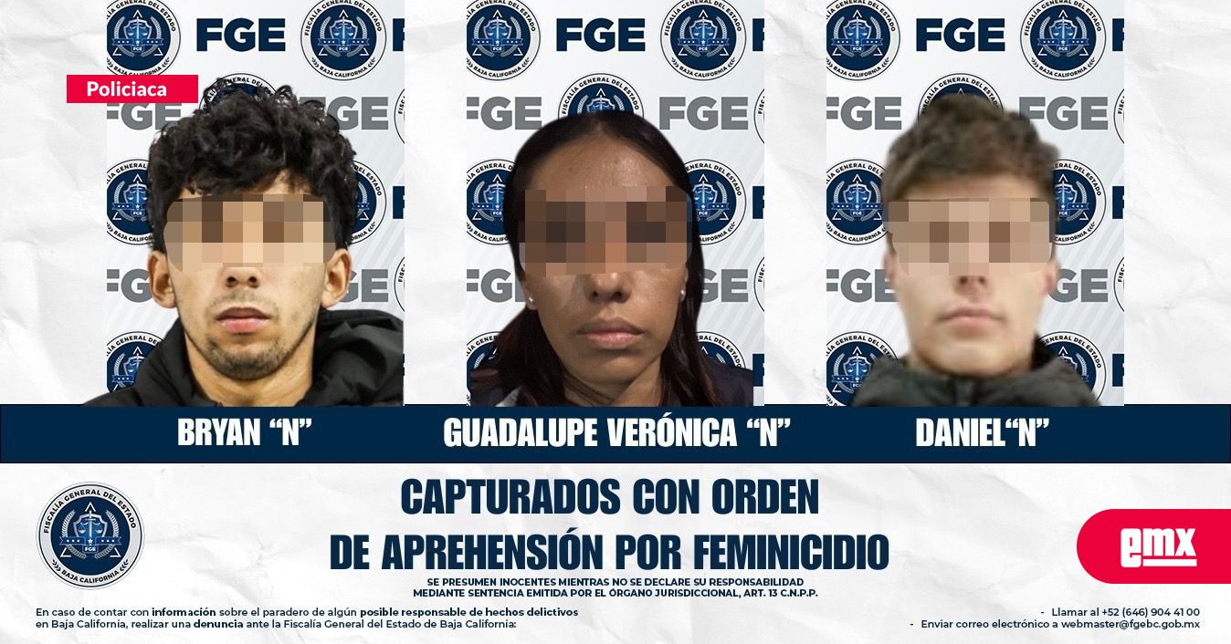 EMX-Fiscalía-captura-a-Bryan-“N”,-Daniel-“N”-y-Guadalupe-Verónica-“N”-por-el-asesinato-de-la-litigante-en-Tijuana