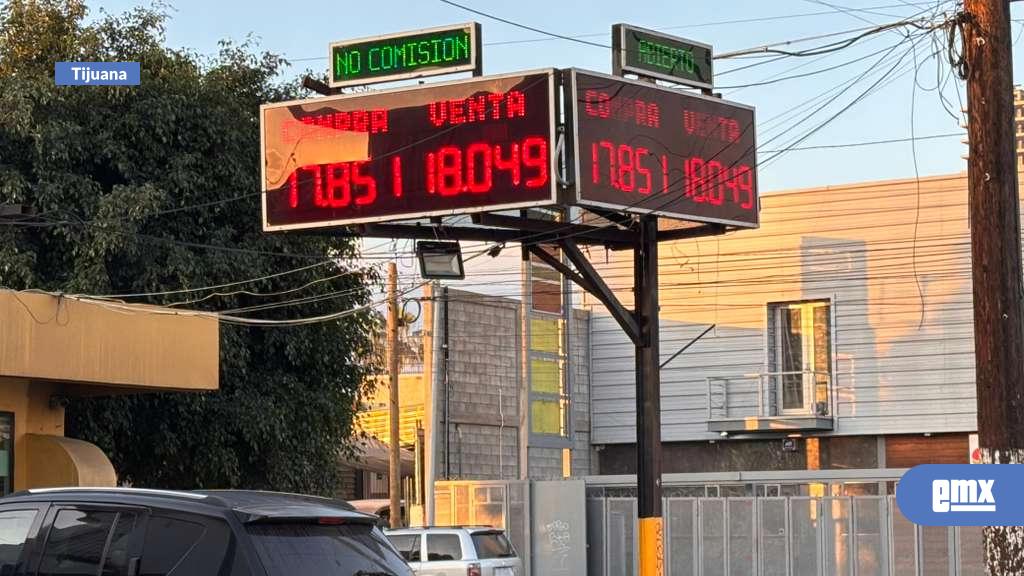 EMX-Cotización del tipo de cambio para este miércoles 3 de diciembre