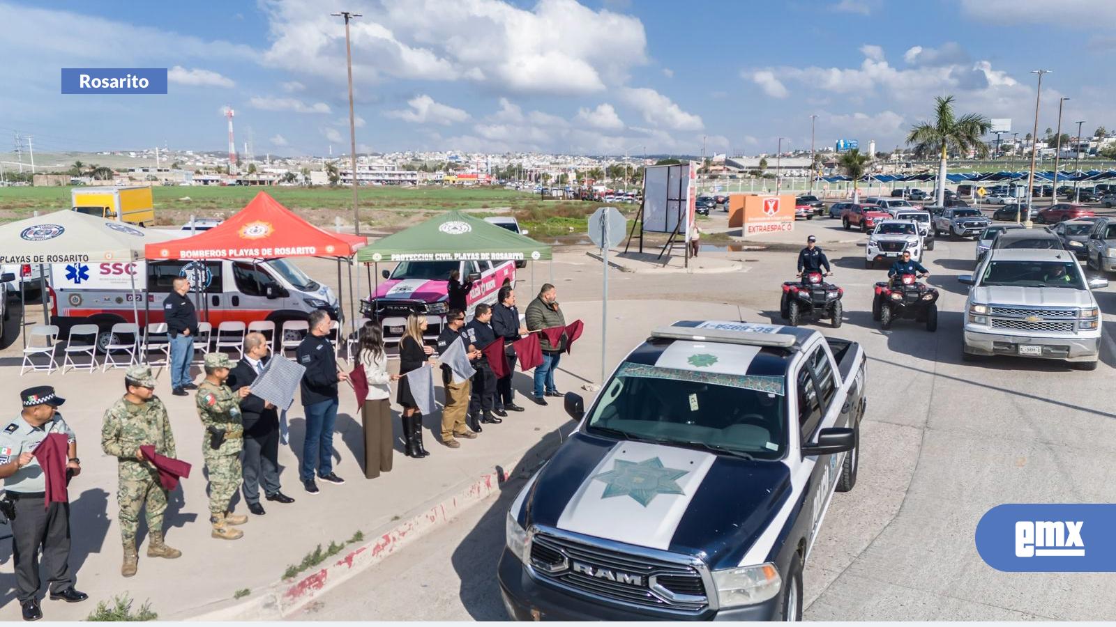 EMX-Arranca-Plan-Integral-de-Seguridad-Navideña-en-Baja-California;-Rosarito-despliega-51-unidades-y-71-elementos
