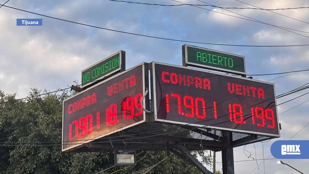 EMX-Cotización del tipo de cambio para este jueves 4 de diciembre