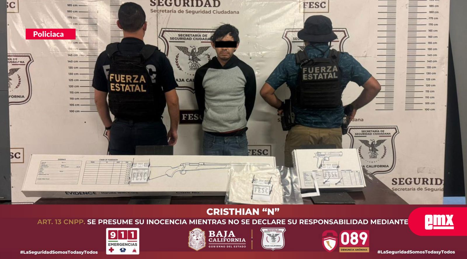 EMX-Aseguran-armas,-droga-y-detienen-a-dos-hombres-en-operativos-de-la-Fuerza-Estatal-en-Tijuana