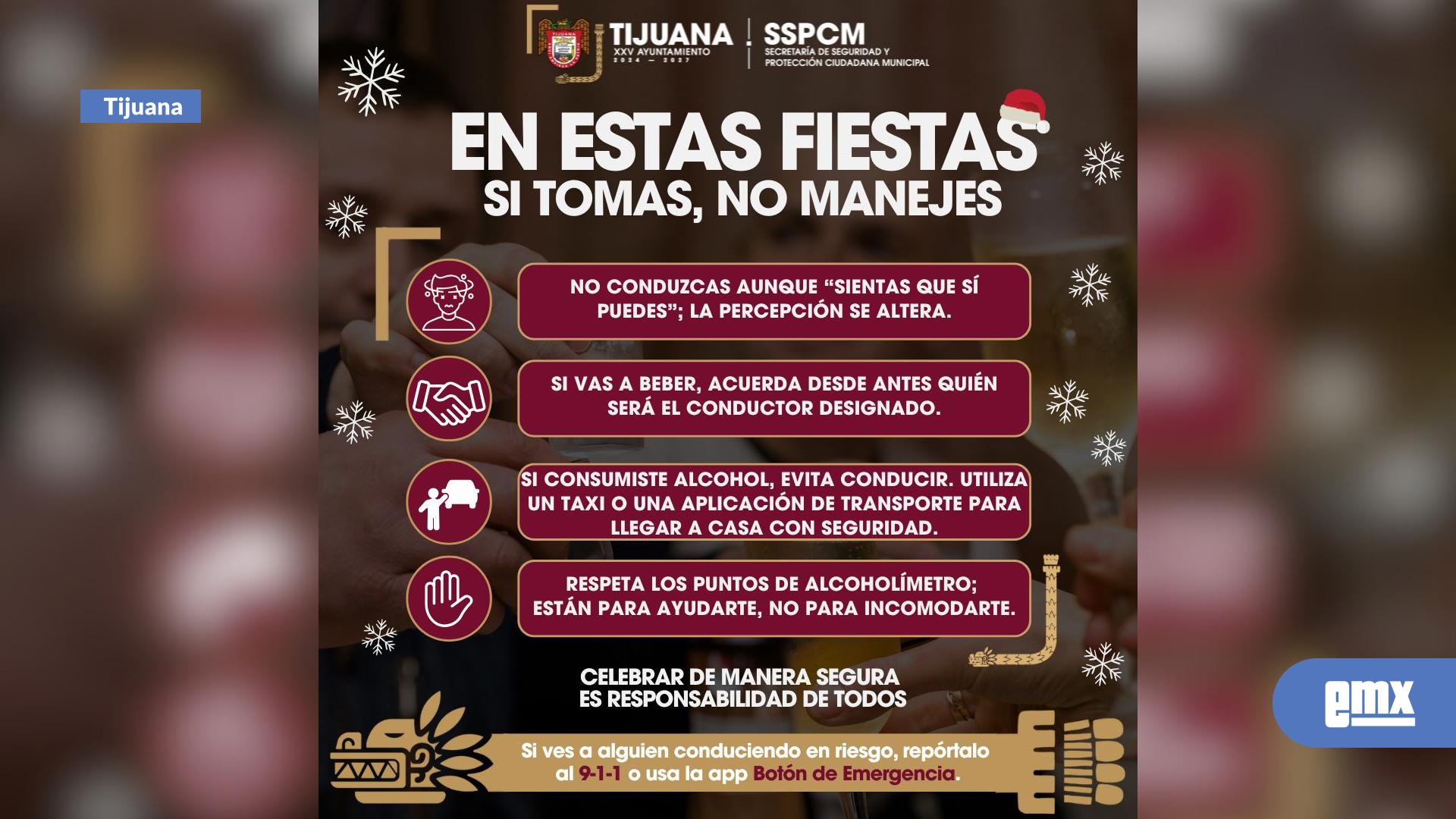 EMX-Refuerza SSPCM operativos de alcoholimetría 