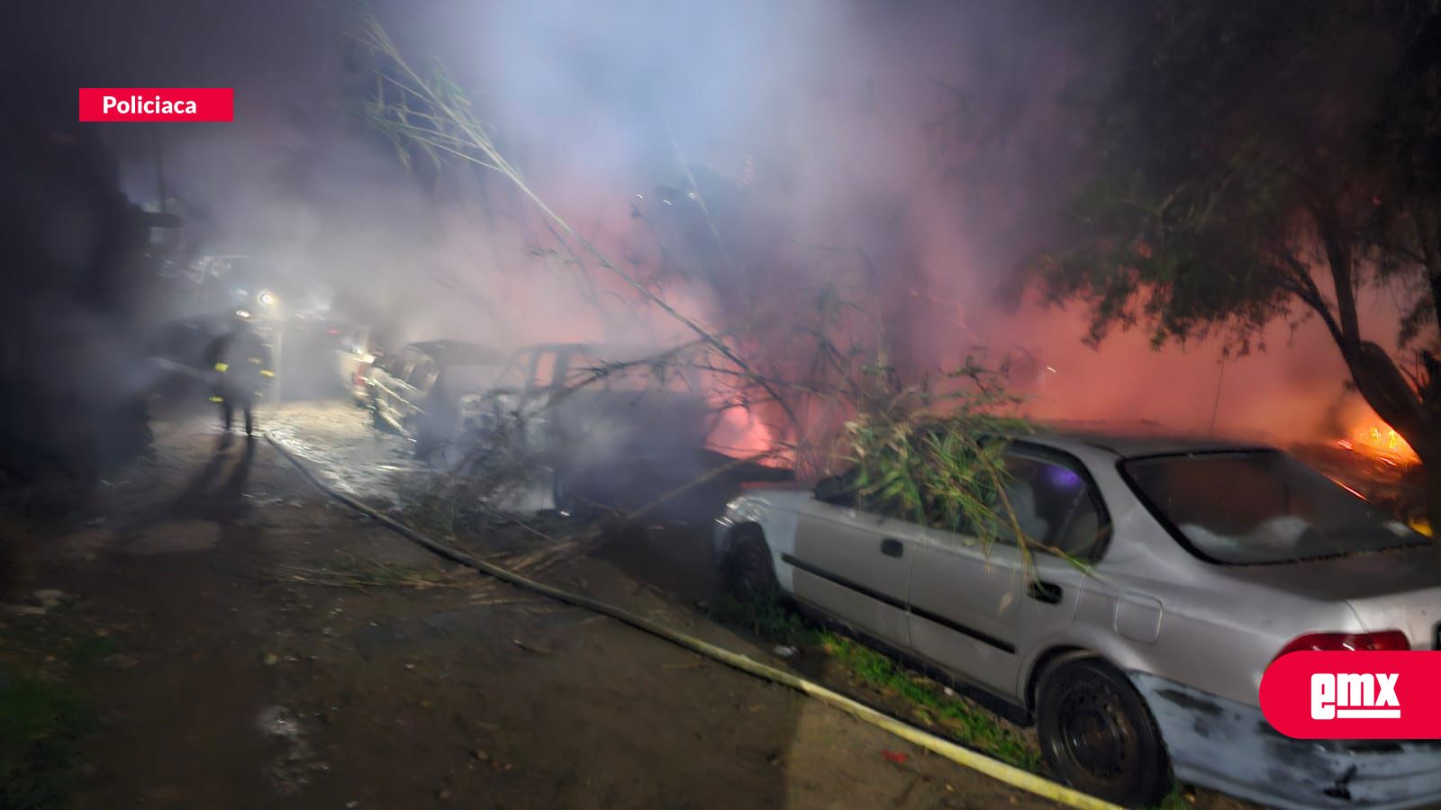 EMX-Incendios arrasan viviendas y comercios en Tijuana; una mujer y un hombre graves