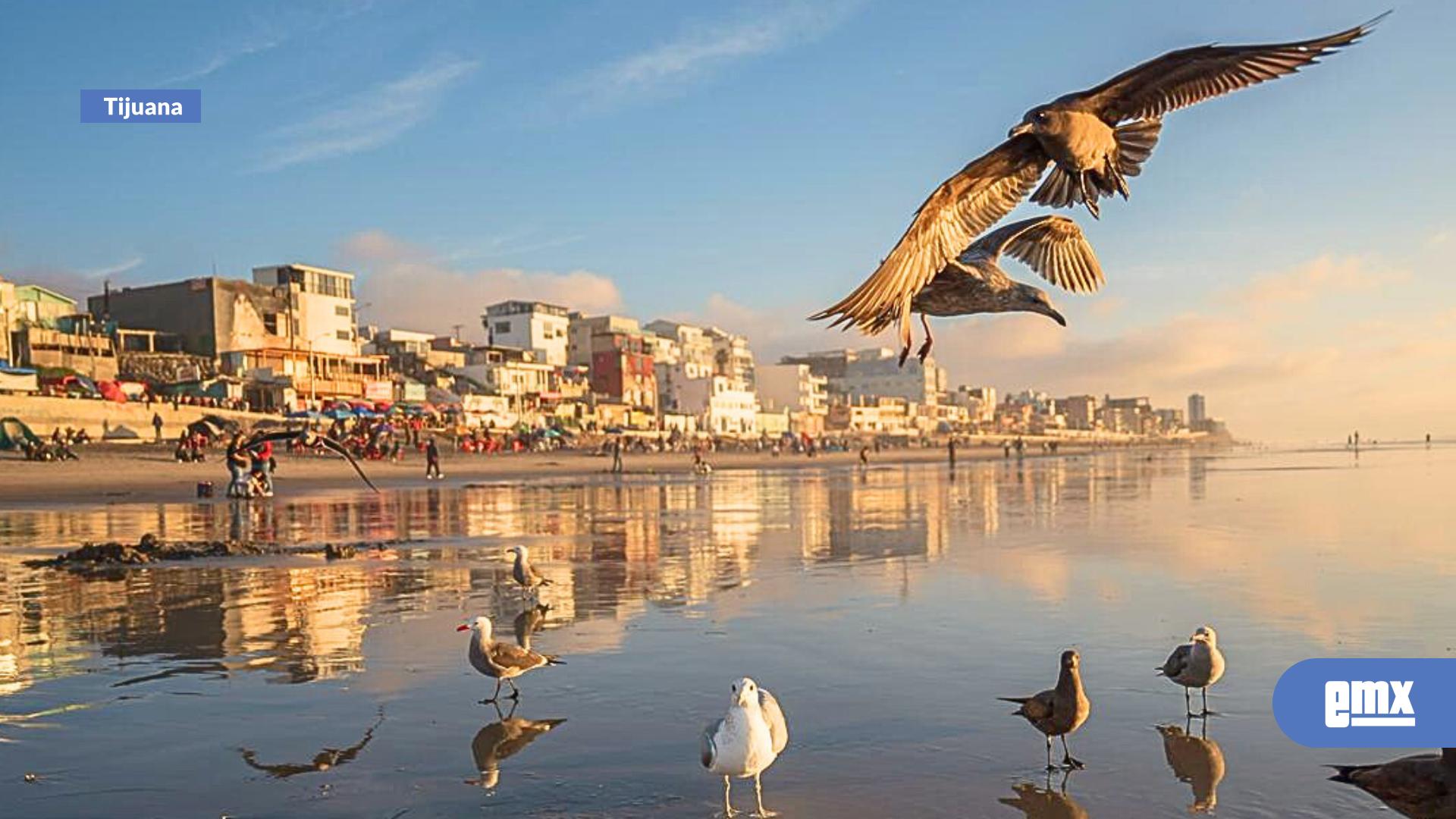 EMX-Playas-de-Tijuana-registró-marea-baja-durante-el-atardecer-dominical