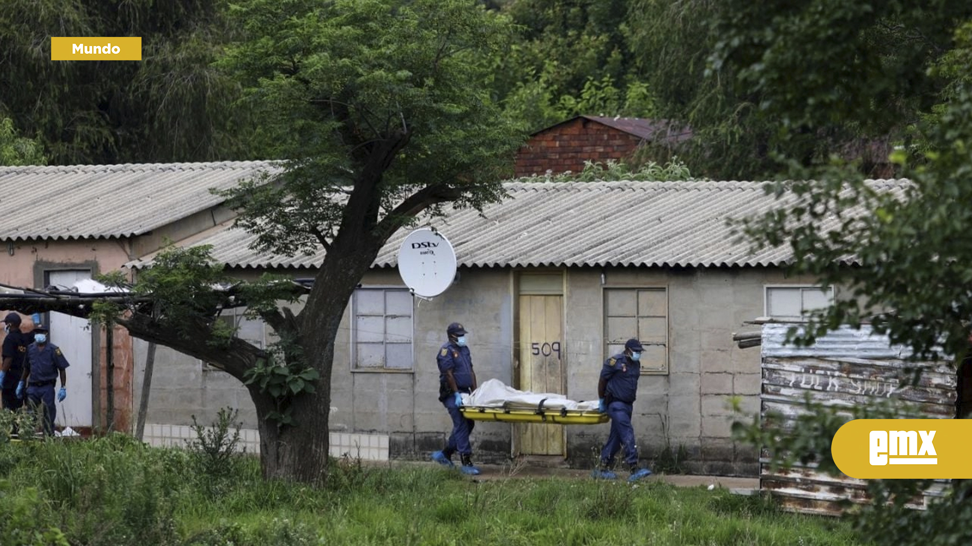 EMX-Policía-sudafricana-arrestó-a-sospechoso-de-tiroteo-masivo-que-mató-a-12-personas,-incluidos-3-niños