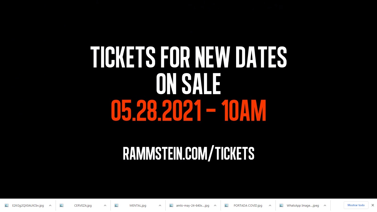 EMX-Rammstein dará un concierto más en México