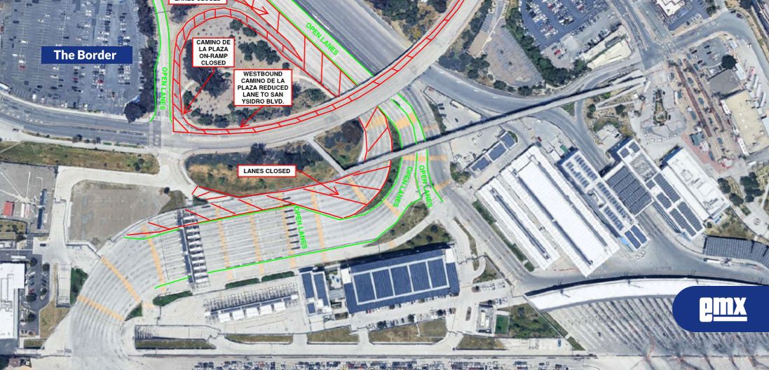EMX-Cierres-parciales-en-la-I-5-Sur-afectarán-a-miles-de-automovilistas-que-cruzan-diariamente-la-frontera-por-San-Ysidro