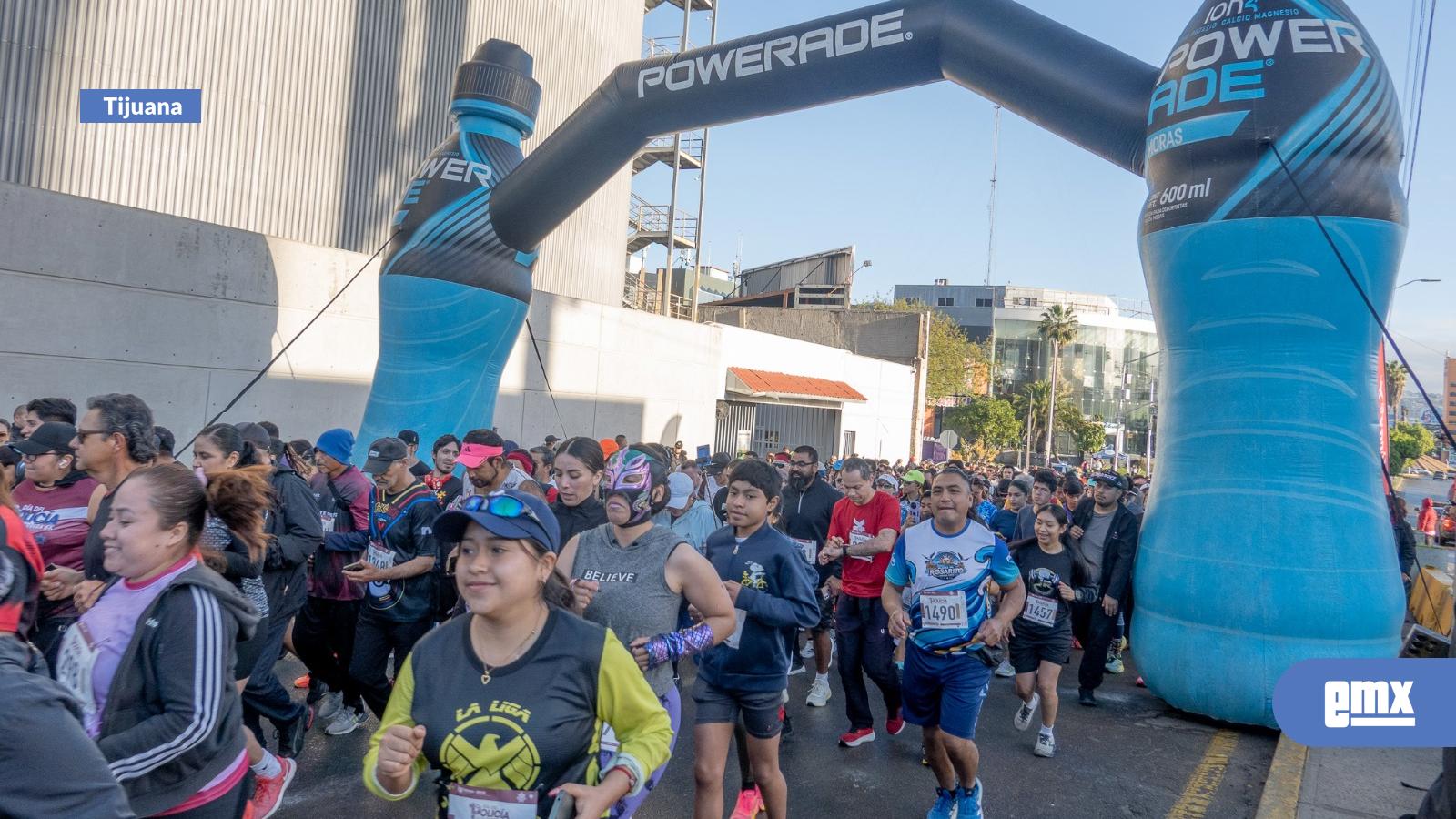 EMX-Con carrera de 5 kilómetros conmemoran el Día del Policía 2026 en Tijuana
