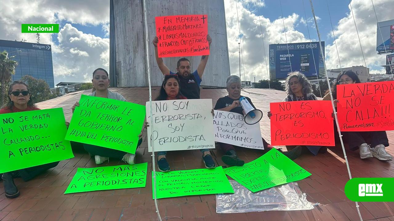 EMX-Se-manifiestan-periodistas-en-Tijuana-por-la-libertad-de-expresión