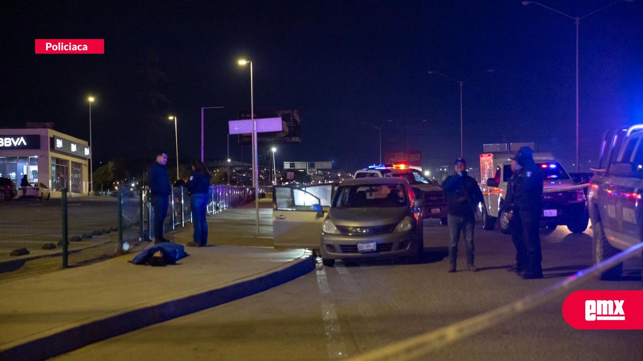 EMX-Ejecutan a joven frente a Plaza Sendero