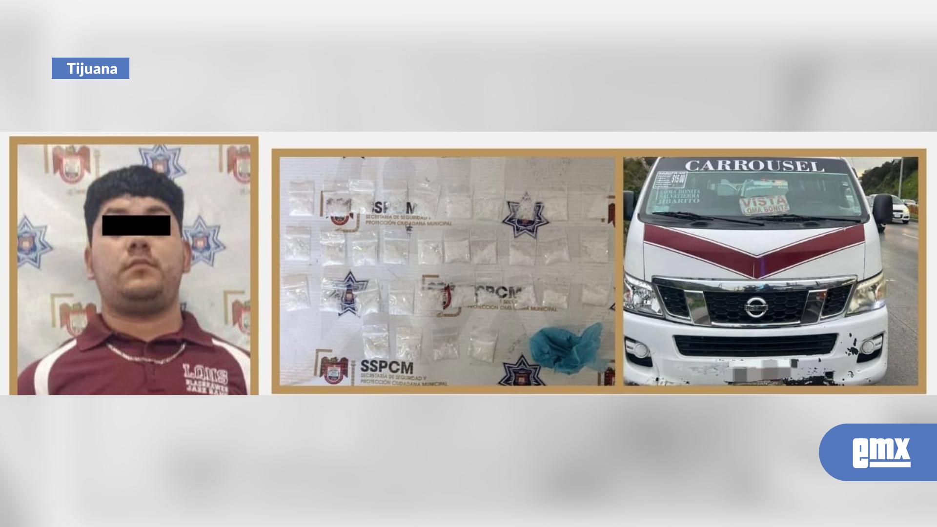 EMX-Trasladaba "El Chente" droga en taxi involucrado en un crimen