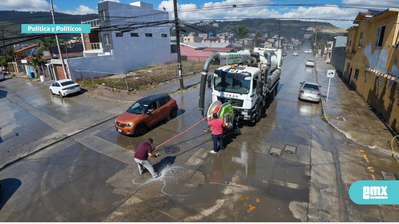 EMX-CESPE...Activan cuadrillas para desazolvar líneas de drenaje, ante embates de la lluvia