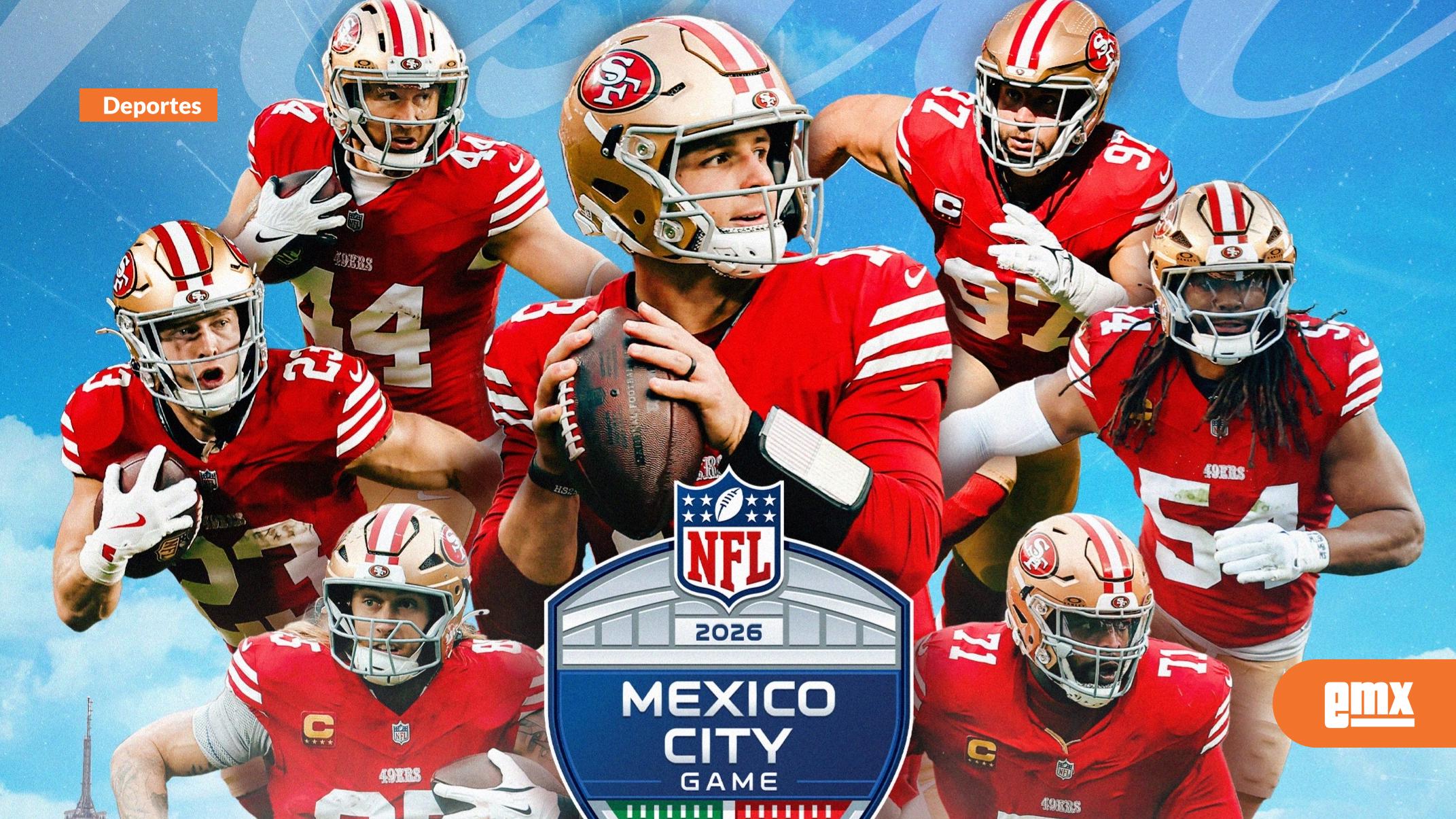 EMX-Jugará 49ers en duelo  en Ciudad de México