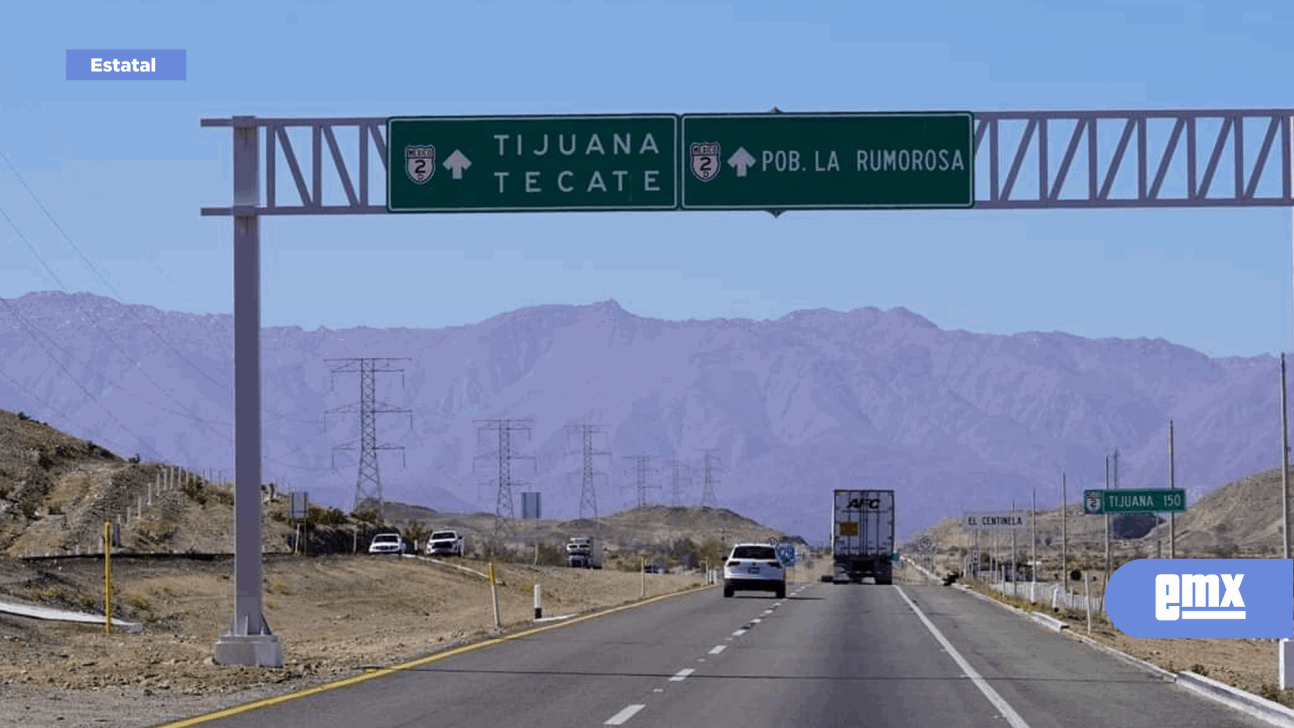 EMX-Exhorta Protección Civil de Tecate a población reducir la movilidad por la carretera que conduce al Pueblo Mágico