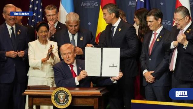 EMX-Trump presenta la coalición militar Escudo de las Américas con los líderes latinoamericanos afines