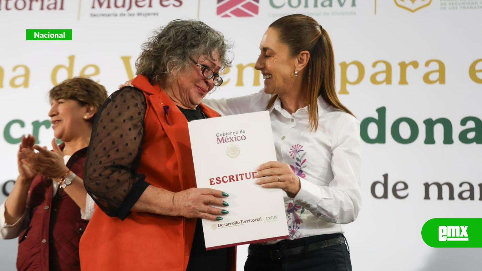 EMX-Claudia-Sheinbaum-inicia-conmemoración-del-día-de-la-mujer-con-entrega-de-500-escrituras-y-447-condonaciones-de-créditos-a-mujeres