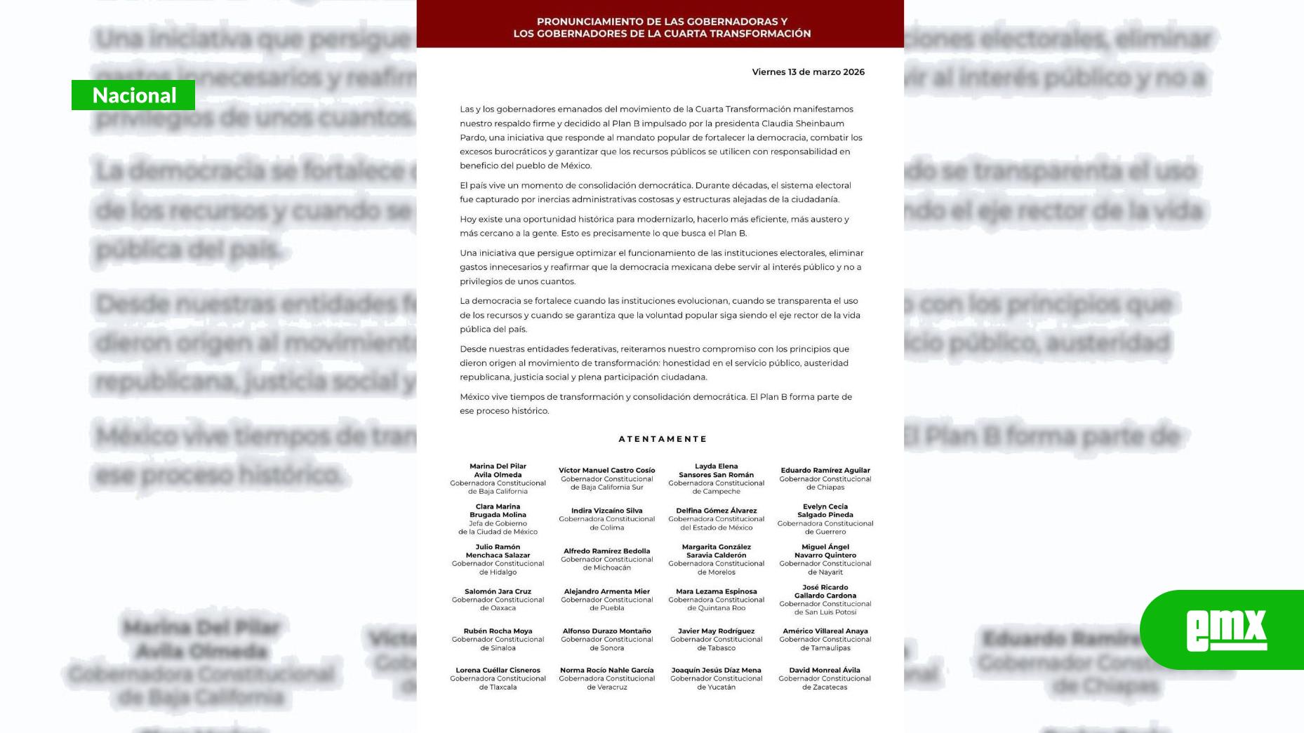 EMX-Gobernadores-de-la-4T-respaldan-Plan-B-de-reforma-electoral-de-Claudia-Sheinbaum