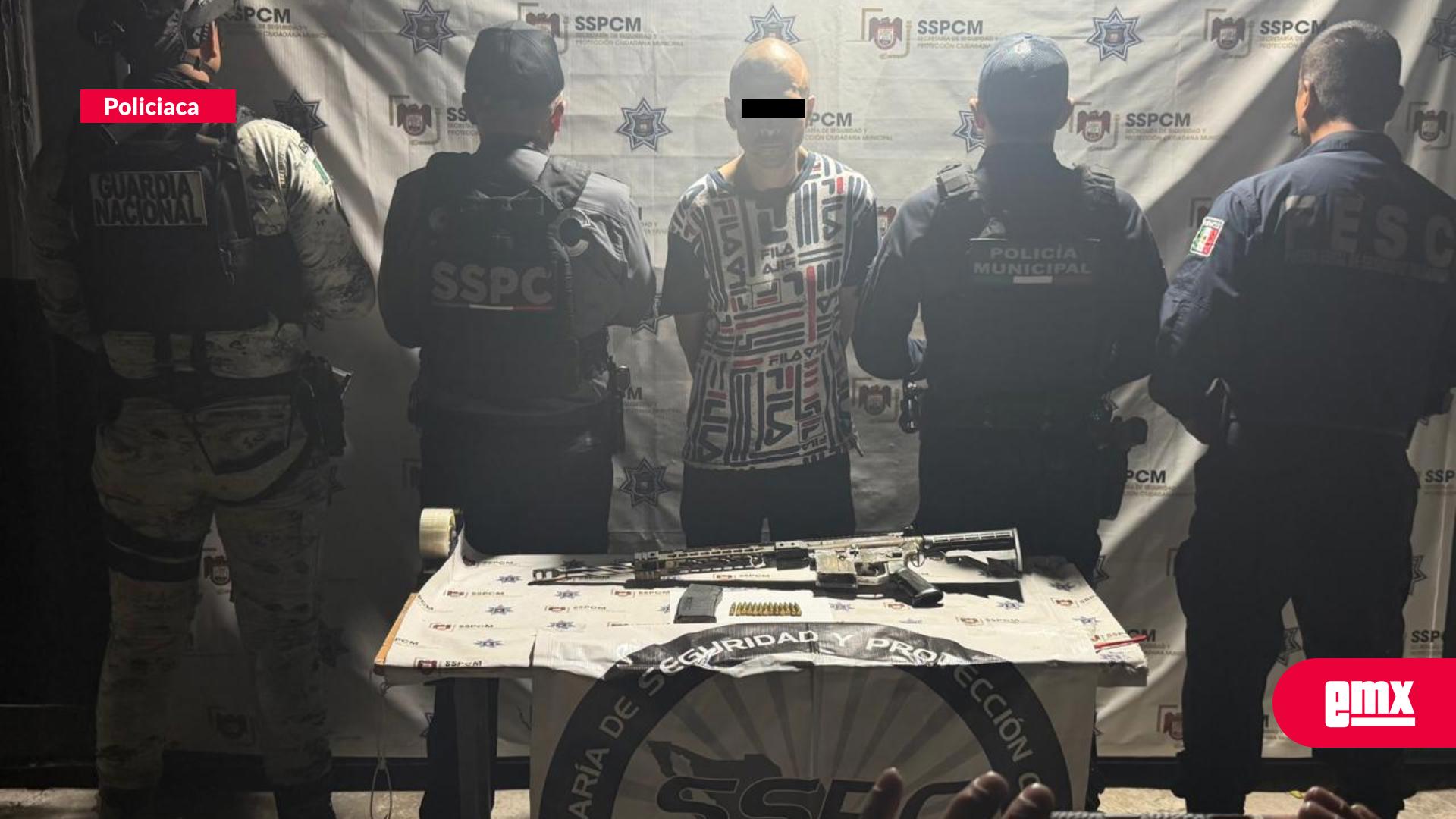 EMX-Detienen-a-hombre-armado-con-fusil-en-la-Mesa-de-Otay,-Tijuana