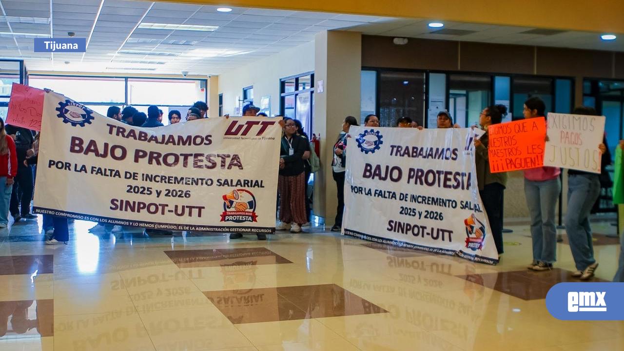EMX-Se-manifiestan-trabajadores-de-la-UTT;-universidad-acuerda-pago-de-retroactivo