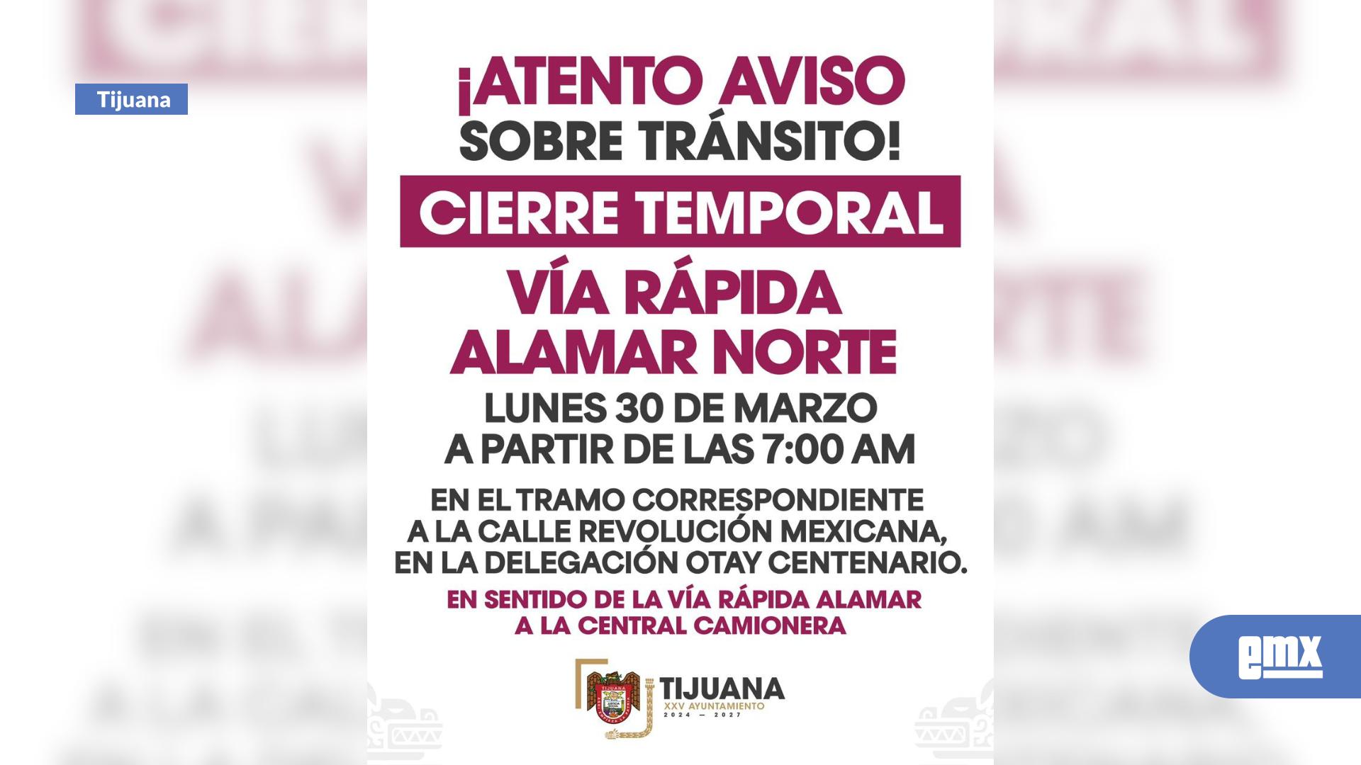 EMX-Anuncia-XXV-Ayuntamiento-de-Tijuana-suspensión-temporal-de-un-tramo-de-la-Vía-Rápida-Alamar-Norte-por-obra-pluvial