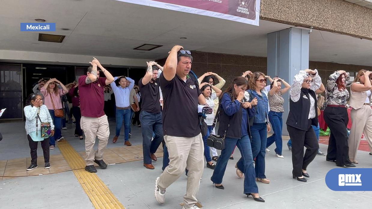 EMX-Realiza-gobierno-muncipal-simulacro-de-sismo-en-Méxicali