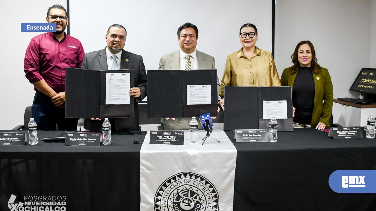 EMX-Celebra-Xochicalco,-campus-Ensenada,-la-firma-de-convenio-ICU--Medical