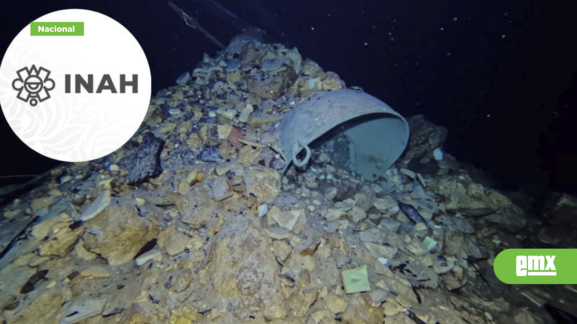 EMX-Hallan-arsenal-de-la-Guerra-de-Castas-en-cenote-de-Valladolid,-Yucatán