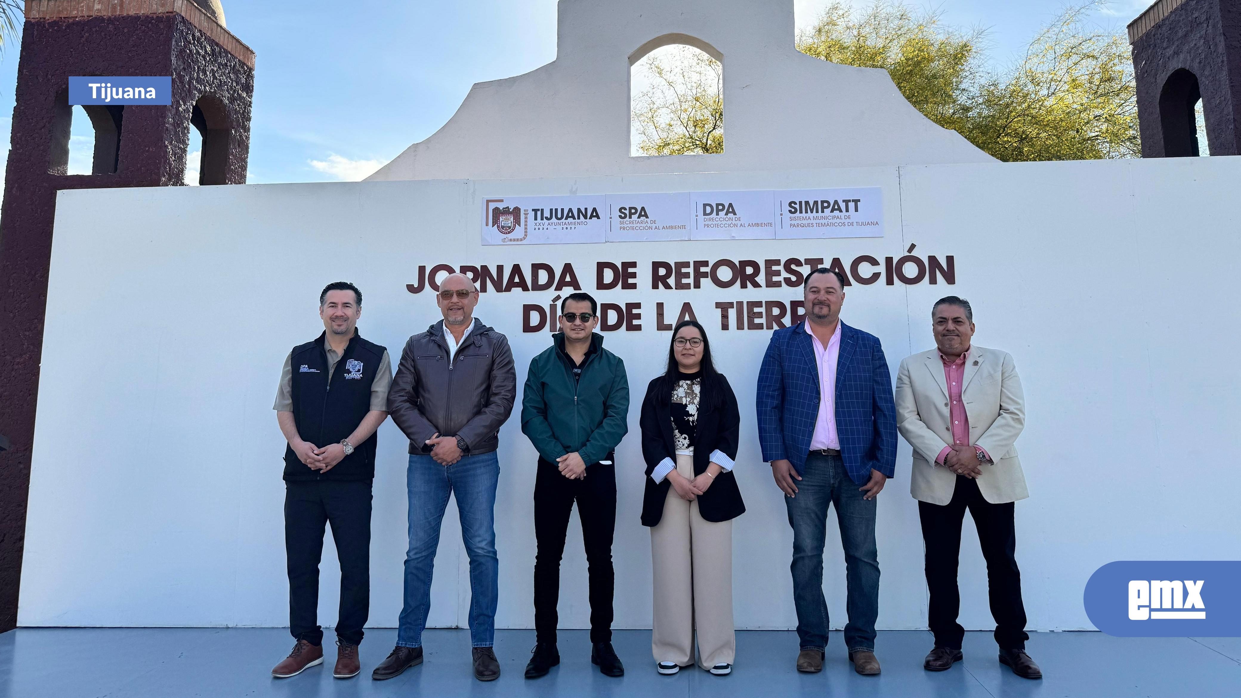 EMX-Realiza Gobierno de Tijuana jornada de reforestación en conmemoración del Día de la Tierra