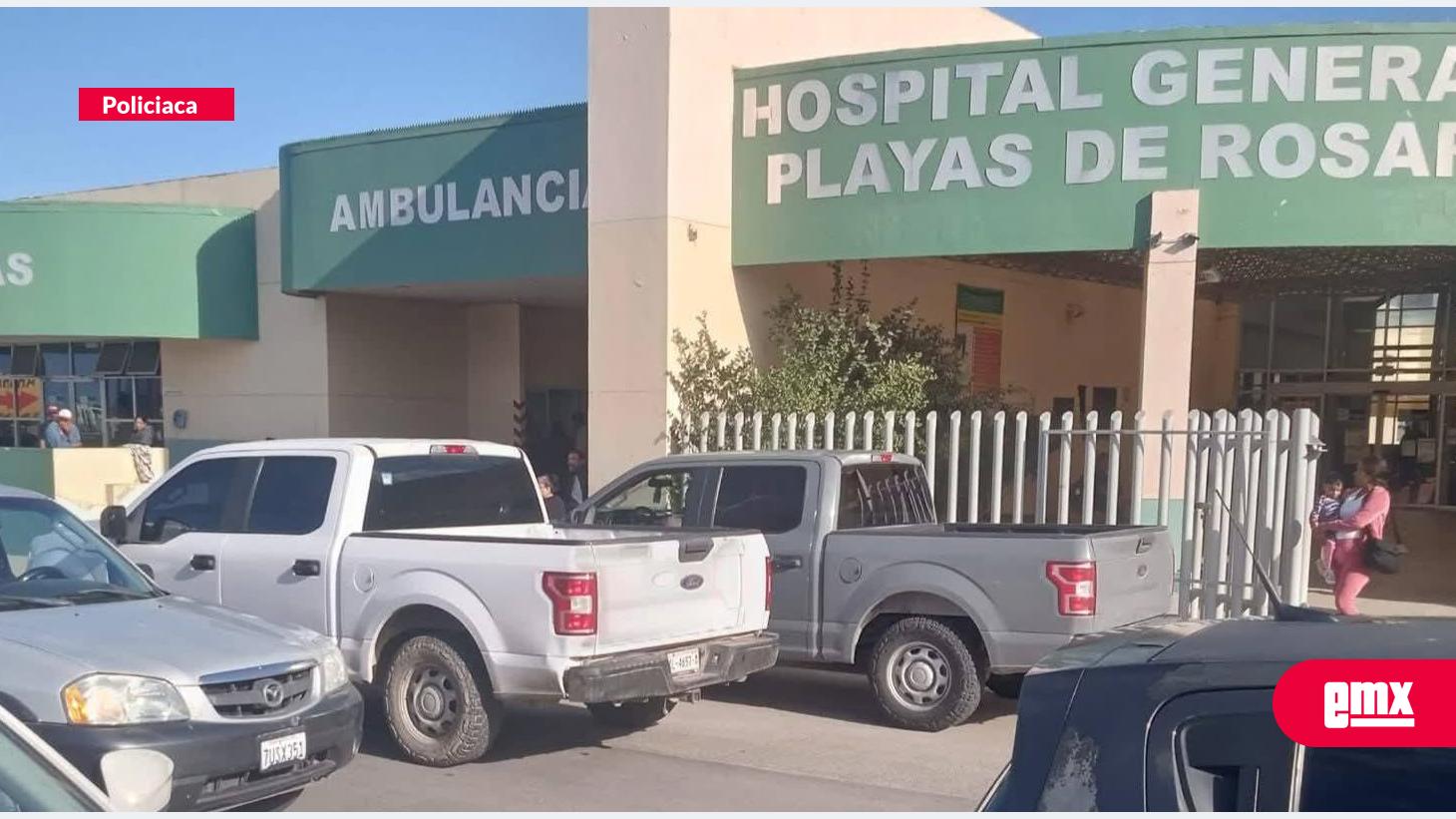 EMX-Fallece hombre en sala de espera del Hospital General de Rosarito