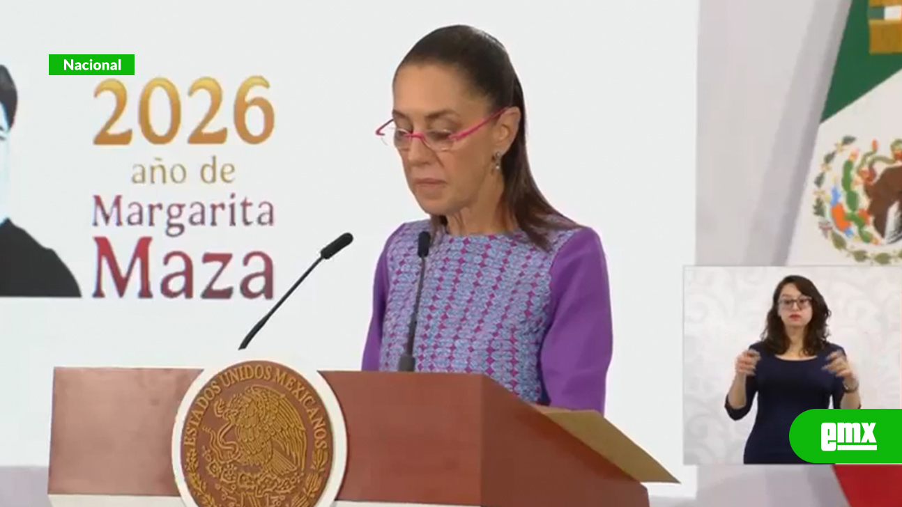 EMX-Mensaje de la Presidenta de México, Claudia Sheinbaum Pardo, en la conferencia matutina: “Las mañaneras del pueblo” en el Salón de Tesorería de Palacio Nacional