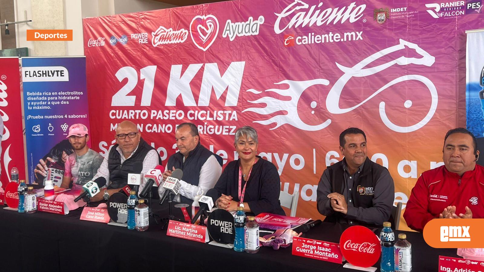 EMX-Anuncian cuarta edición del Paseo Ciclista Milton Cano Rodríguez con causa social