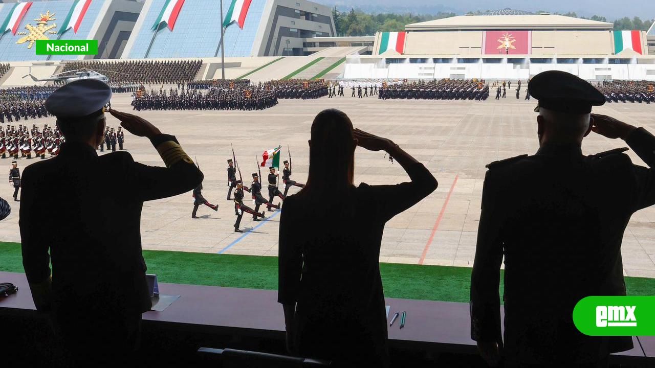 EMX-Presidenta recibió respaldo institucional del Ejército, Fuerza Aérea y Guardia Nacional durante aniversario de la Columna de la Legalidad