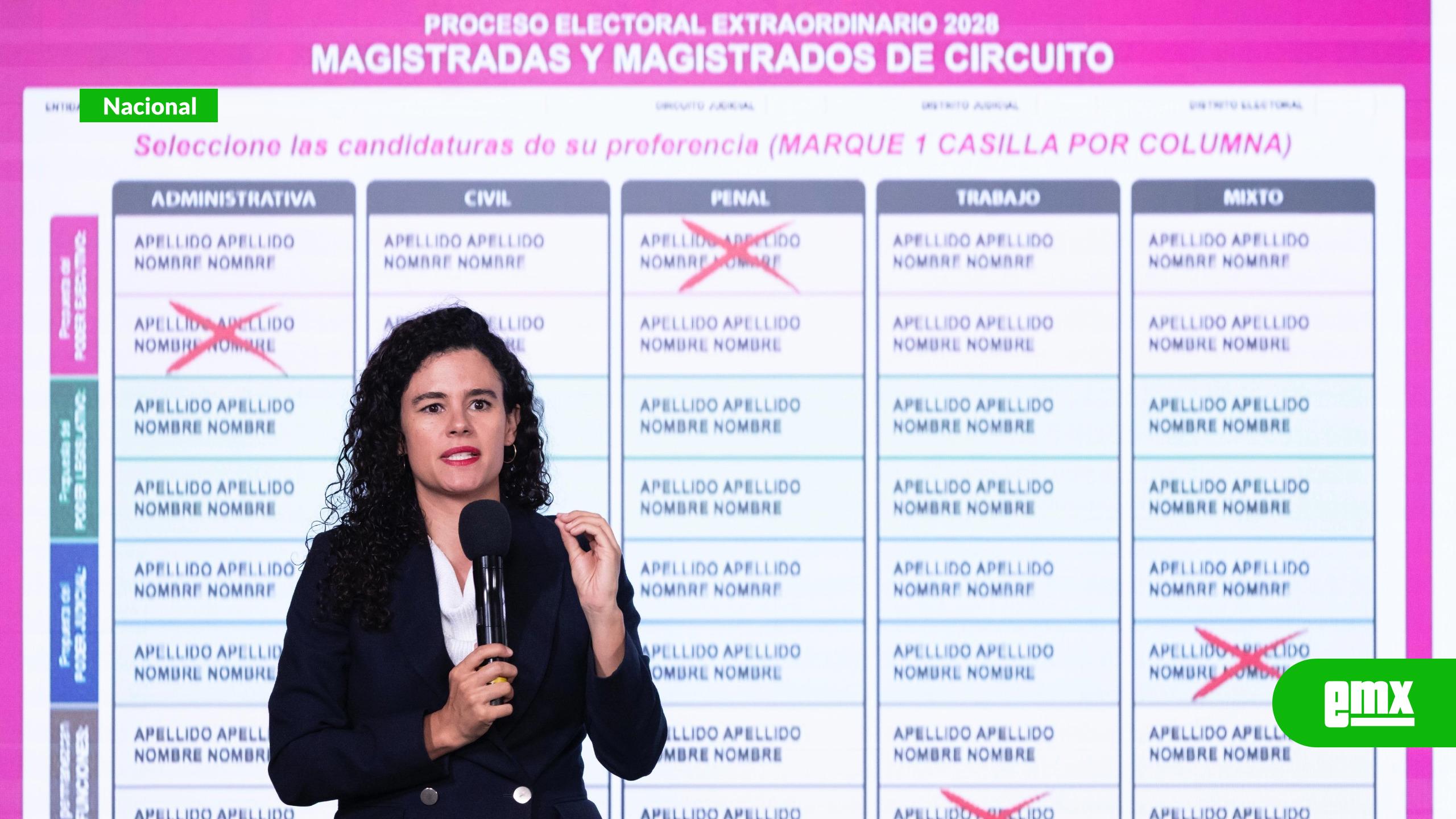 EMX-Gobierno propone aplazar elección judicial de 2027 a 2028