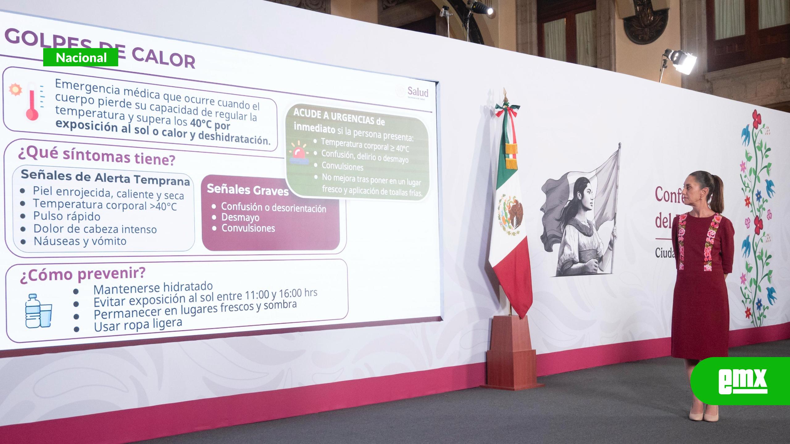 EMX-Salud emite avisos epidemiológicos por golpe de calor, hantavirus y ébola