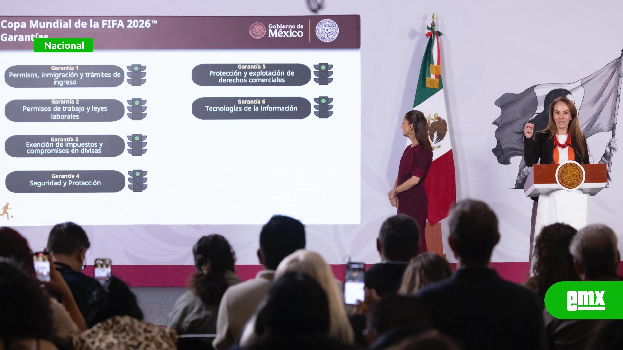 EMX-Gabriela Cuevas aseguró que el país ha cumplido con los compromisos establecidos con FIFA