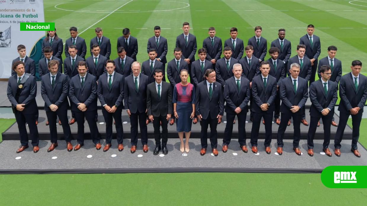 EMX-Claudia Sheinbaum abandera a la Selección Nacional de México que participará en la copa mundial de la FIFA 2026