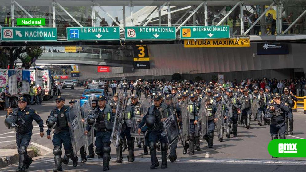 EMX-Blindan Aeropuerto Internacional de la Ciudad de México previo al arranque del Mundial 2026