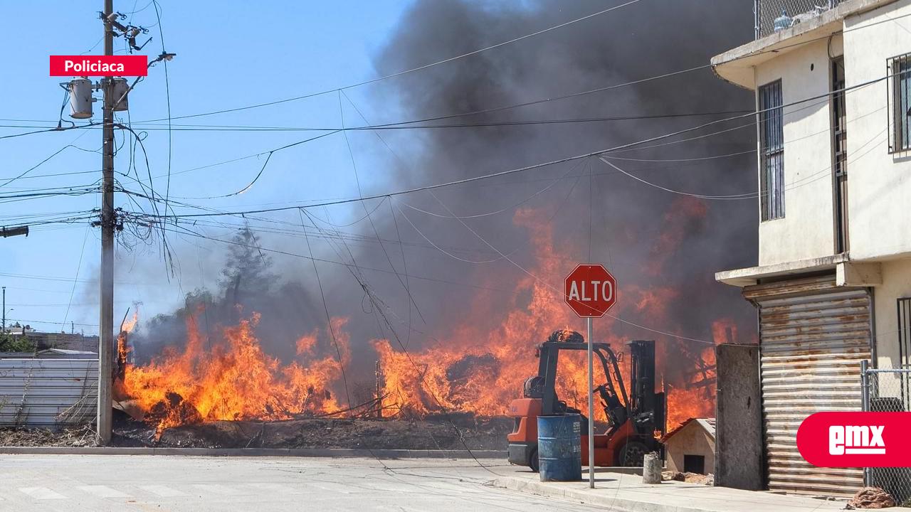 EMX-Hombre-queda-atrapado-entre-las-llamas-durante-incendio-en-el-Ejido-Francisco-Villa;-bomberos-logran-rescatarlo