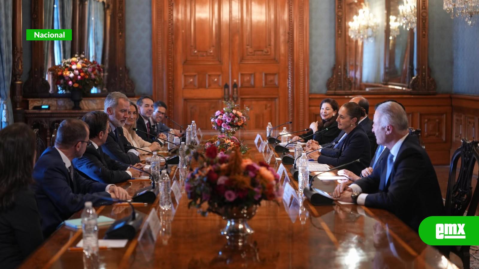 EMX-Sheinbaum-y-el-rey-Felipe-VI-acuerdan-fortalecer-la-relación-entre-México-y-España