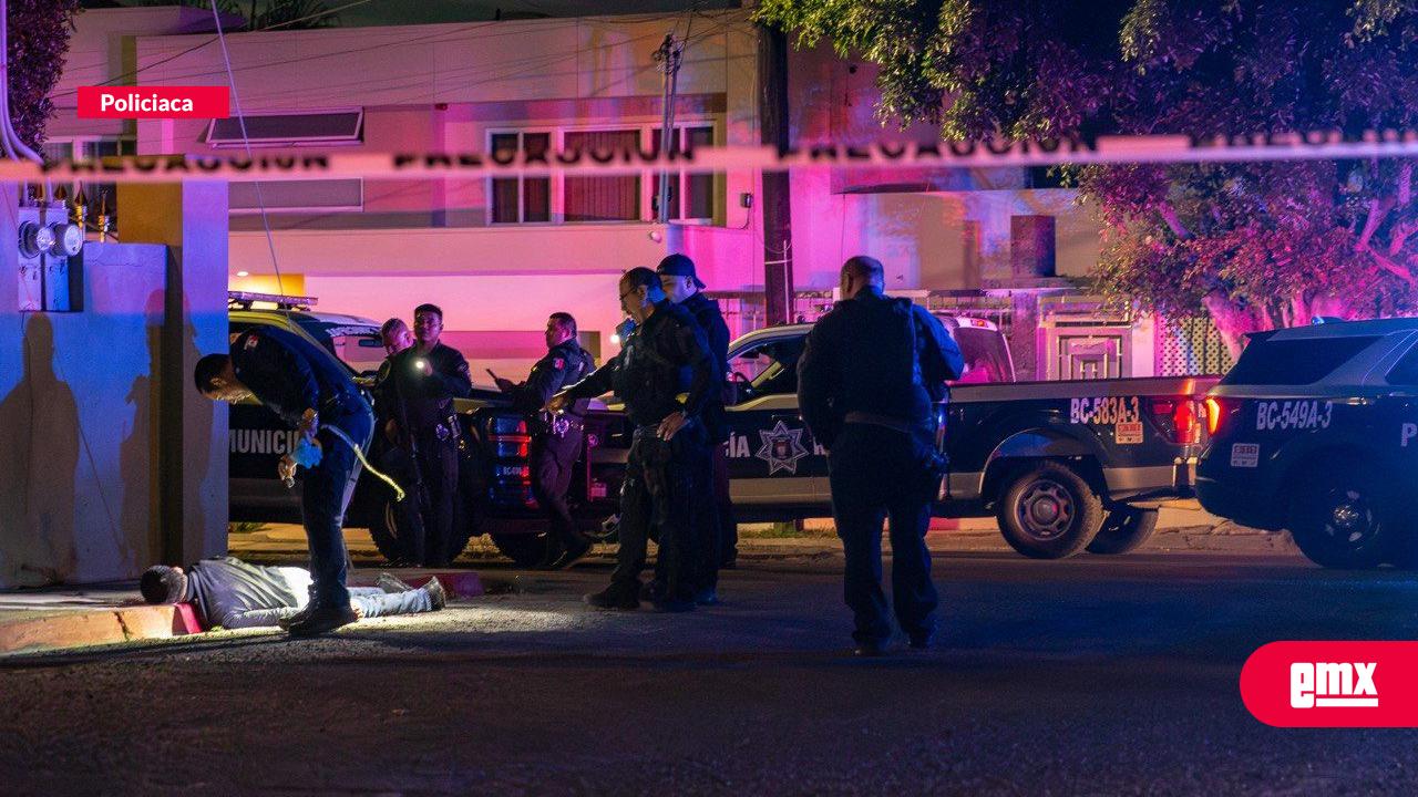 EMX-Ejecutan-a-un-hombre-a-balazos-en-el-fraccionamiento-El-Paraíso,-en-Tijuana