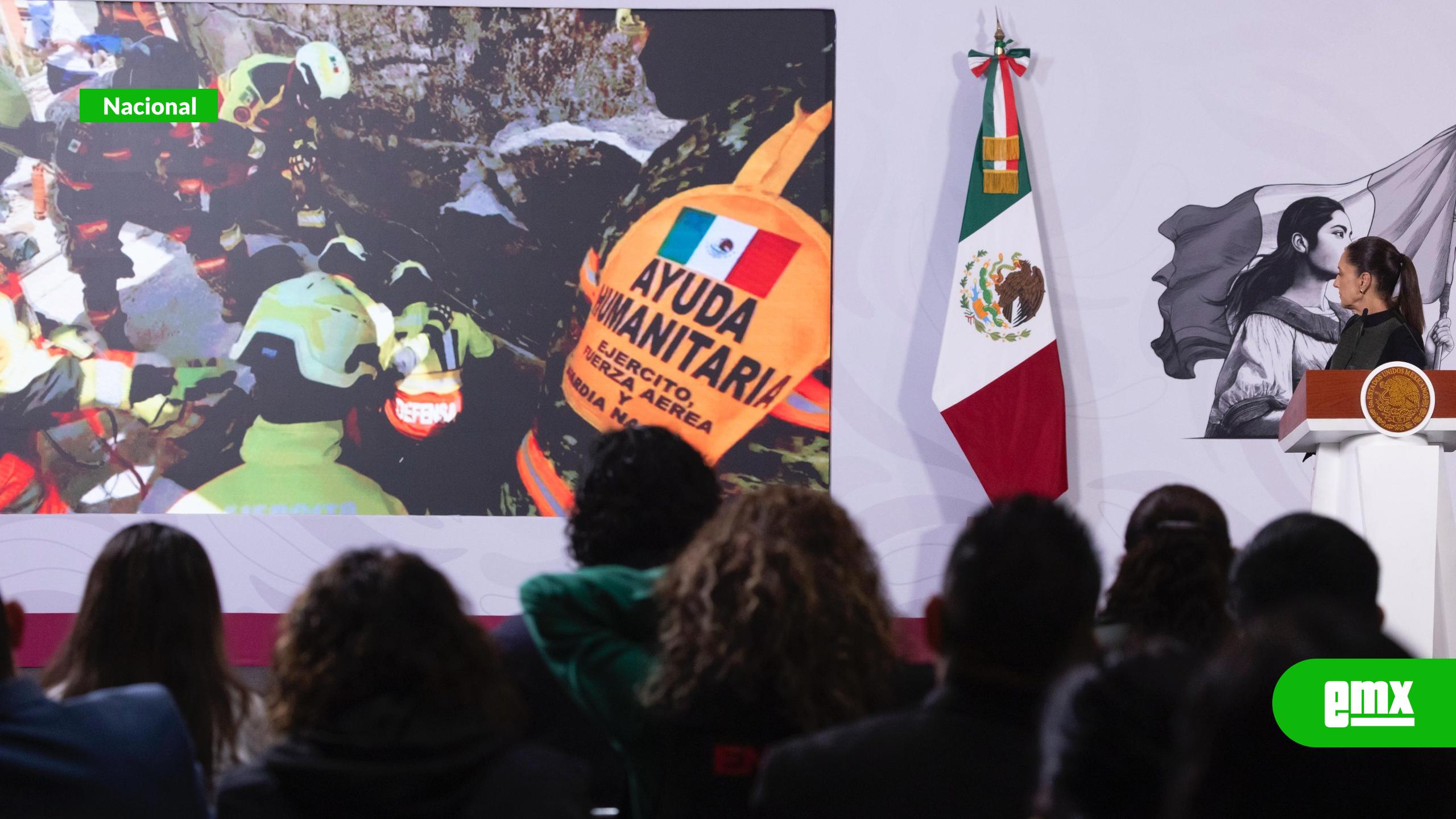 EMX-Sheinbaum califica como un orgullo la labor de rescatistas enviados a Venezuela