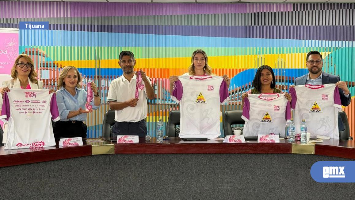 EMX-Presentan playera y medalla de la Carrera Mujer: Equidad y Salud