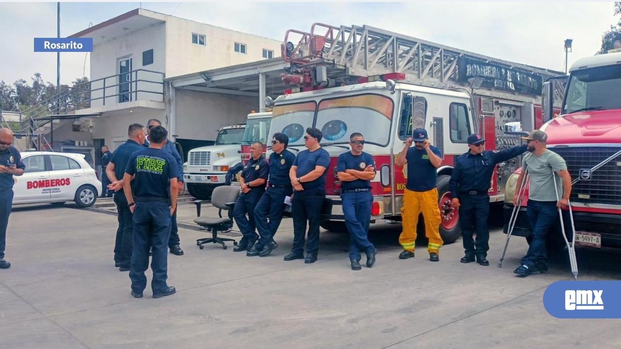 EMX-Opera Bomberos de Rosarito al 50% de su capacidad operativa