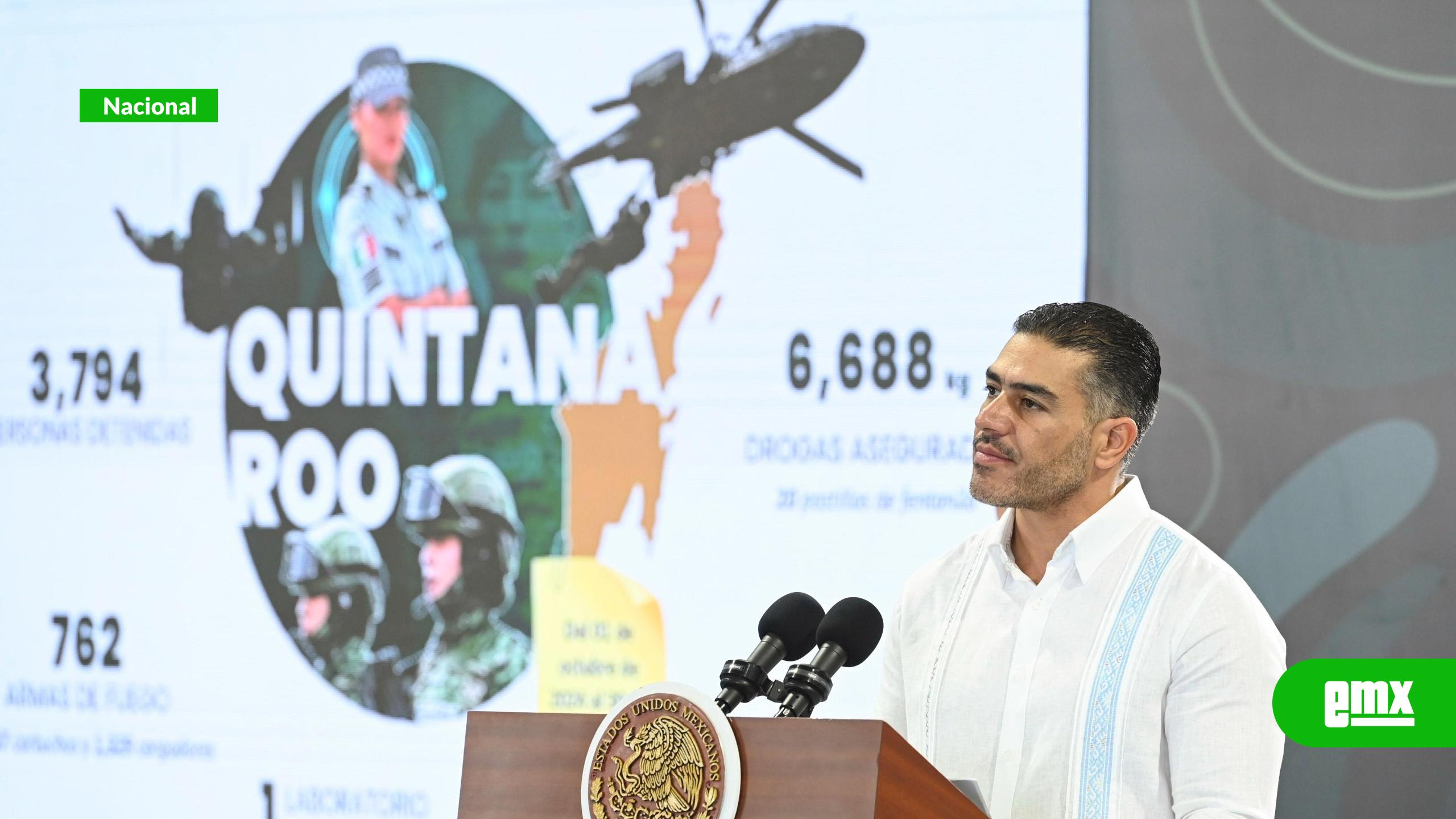 EMX-Destaca Gobierno Federal reducción de 85% en homicidios dolosos en Quintana Roo 