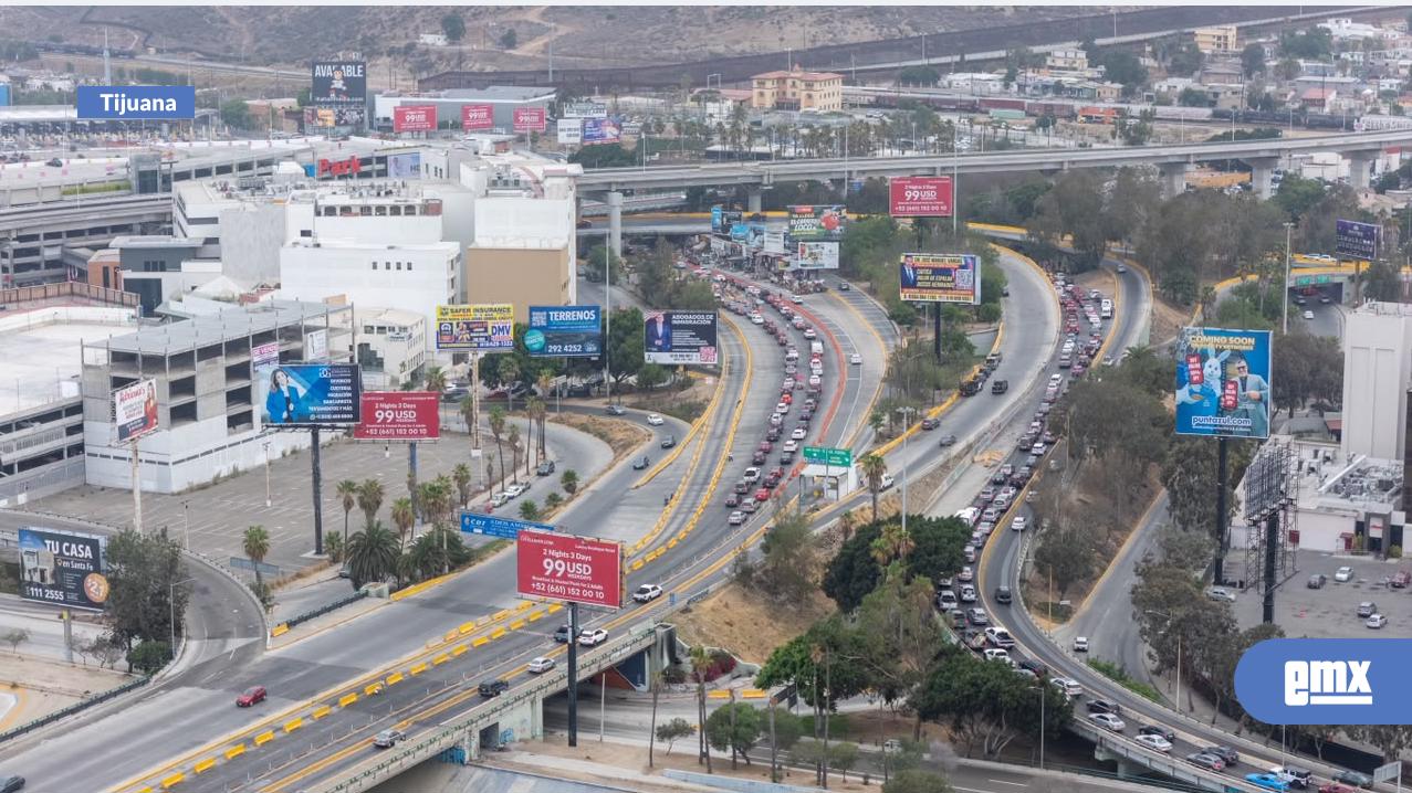 EMX-Cruce fronterizo San Ysidro este viernes 24 de julio